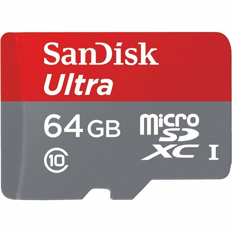 SanDisk Ultra Micro SD 64 GB Class 10 SDHC SDXC Memory Card
